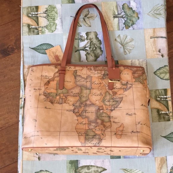 Alviero Martini Handbags - Alviero Martini 1 Classe Shopper Shoulder Tote Bag